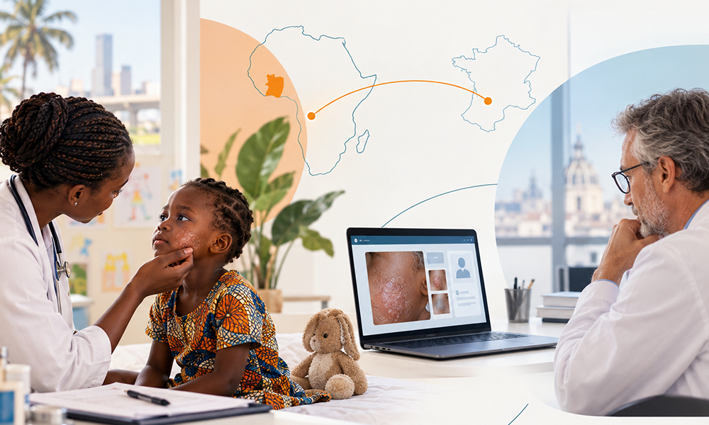 Création du tout premier réseau ivoirien de télédermatologie pédiatrique